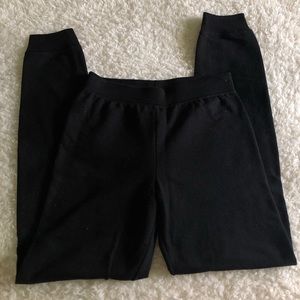 black Hanes sweatpants